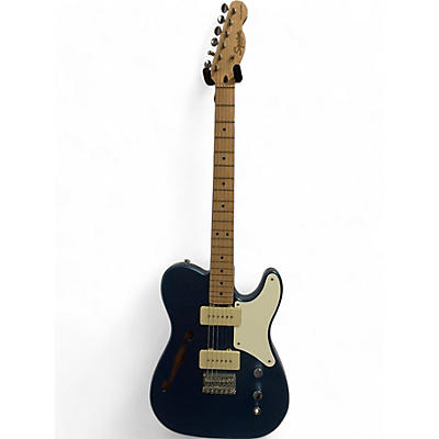 Squier Used 2021 Squier Paranormal Cabronita Telecaster Thinline Lake Placid Blue Hollow Body Electric Guitar