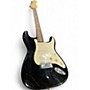 Used 2021 Squier Standard Stratocaster Black Solid Body Electric Guitar Black