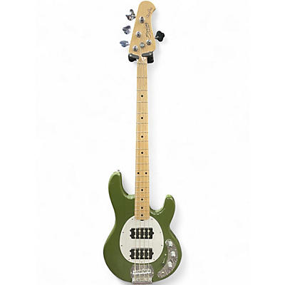 Used 2021 Sterling by Music Man StingRay Royal Olive Electric Bass Guitar