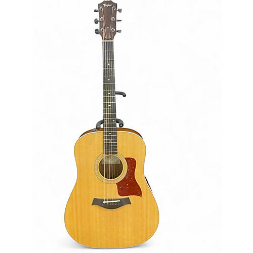 Used 2021 Taylor 210E DLX Natural Acoustic Electric Guitar Natural