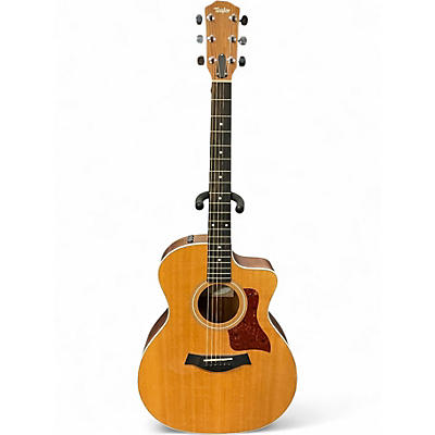 Used 2021 Taylor 214 CE Natural Acoustic Guitar