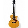 Used 2021 Taylor 214CE Deluxe Natural Acoustic Electric Guitar Natural