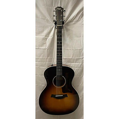 Taylor Used 2021 Taylor 214E Deluxe Sunburst Acoustic Electric Guitar