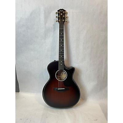 Taylor Used 2021 Taylor 324ce Builder's Edition Tobacco Kona Burst Acoustic Electric Guitar