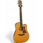 Used 2021 Taylor 710CE Natural Acoustic Electric Guitar Natural