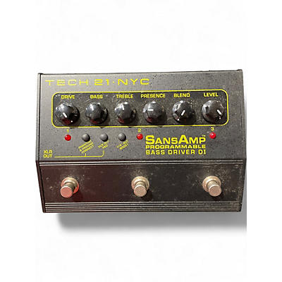 Used 2021 Tech 21 Sansamp PBDR Bass Driver DI Bass Effect Pedal