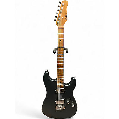 Used 2021 Tuttle Custom Classic S - Ash Open Pore Satin Metallic Gray Nitro Solid Body Electric Guitar