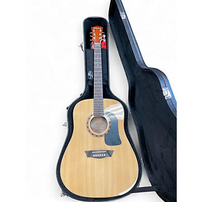 Used 2021 Washburn AD5K Natural Acoustic Guitar