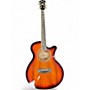 Used 2021 Washburn ea55g 2 Tone Sunburst Acoustic Electric Guitar 2 Tone Sunburst