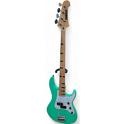 Used 2021 Yamaha ATTITUDE II Seafoam Green Electric Bass Guitar