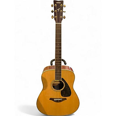 Used 2021 Yamaha FG830 Natural Acoustic Guitar