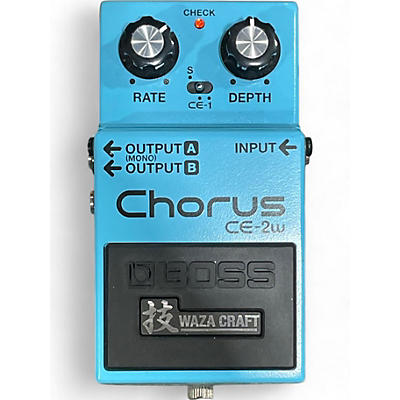 BOSS Used 2022 BOSS CE2W Waza Craft Chorus Effect Pedal