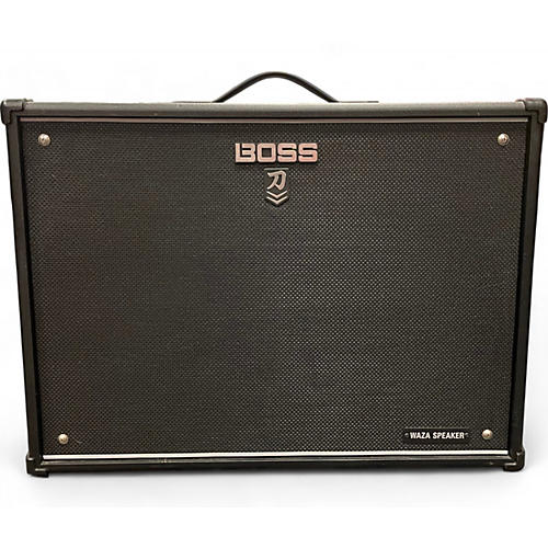 BOSS Used 2022 BOSS Katana Cabinet 212 Waza Guitar Amplifier Cabinet Black Guitar Cabinet