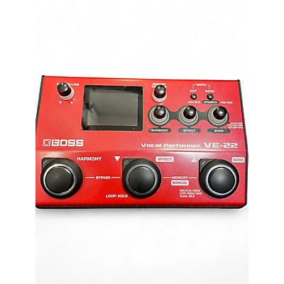 Used 2022 BOSS VE20 Vocal Performer Vocal Processor