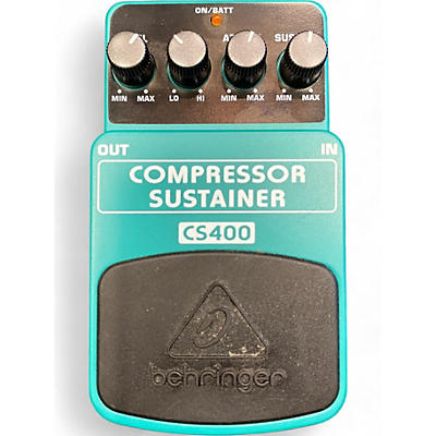 Used 2022 Behringer CS400 Compressor Sustainer Effect Pedal