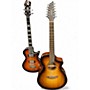Used 2022 Breedlove Discovery S Concert ED-12 CE 2 Color Sunburst 12 String Acoustic Guitar 2 Color Sunburst