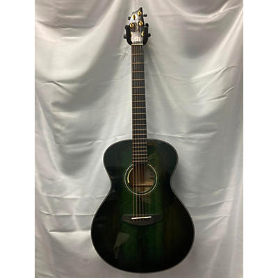 Breedlove Used 2022 Breedlove Oregon Concert Emerald Trans Green Acoustic Electric Guitar