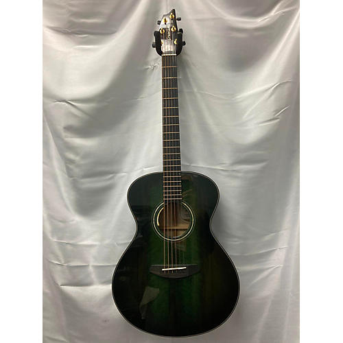 Breedlove Used 2022 Breedlove Oregon Concert Emerald Trans Green Acoustic Electric Guitar Trans Green