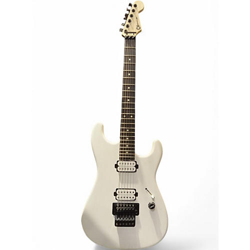 Used 2022 Charvel Jim Root Pro Mod San Dimas Satin White Solid Body Electric Guitar Satin White