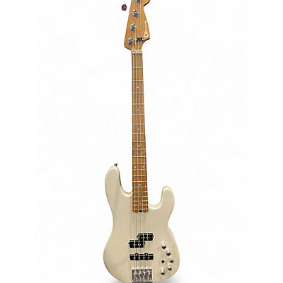 Used 2022 Charvel Pro Mod San Dimas Bass PJ IV platinum pearl Electric Bass Guitar