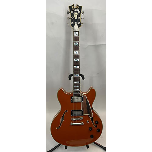 D'Angelico Used 2022 D'Angelico Deluxe DC LIMITED EDITION RUST Hollow Body Electric Guitar RUST