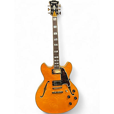 Used 2022 D'Angelico EXCEL SERIES DC XT Vintage Natural Hollow Body Electric Guitar