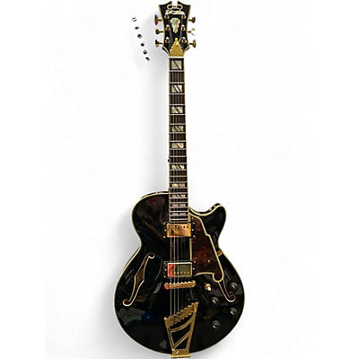 Used 2022 D'Angelico EXCEL SS Black Hollow Body Electric Guitar