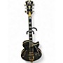 Used 2022 D'Angelico EXCEL SS Black and Gold Hollow Body Electric Guitar Black and Gold