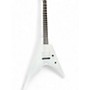 Used 2022 ESP E-II Arrow Neck Thru Artic White Solid Body Electric Guitar Artic White