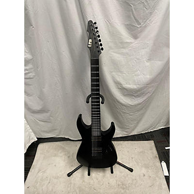 ESP Used 2022 ESP LTD AW-7B Black Baritone Guitars