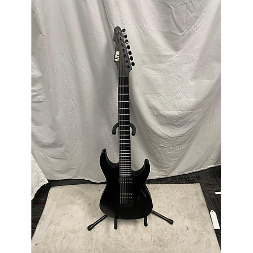 ESP Used 2022 ESP LTD AW-7B Black Baritone Guitars Black