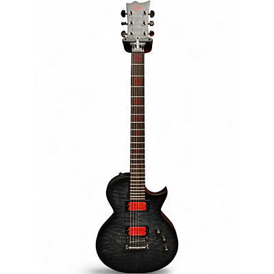 Used 2022 ESP LTD BB-600B  FLAME GREY Baritone Guitars