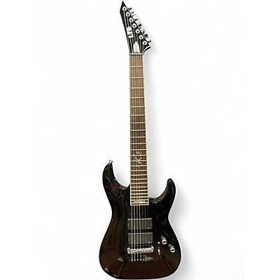 Used 2022 ESP LTD SC607B 7 String Baritone Black Solid Body Electric Guitar