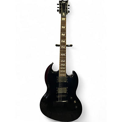 Used 2022 ESP LTD Viper 400 Black Solid Body Electric Guitar