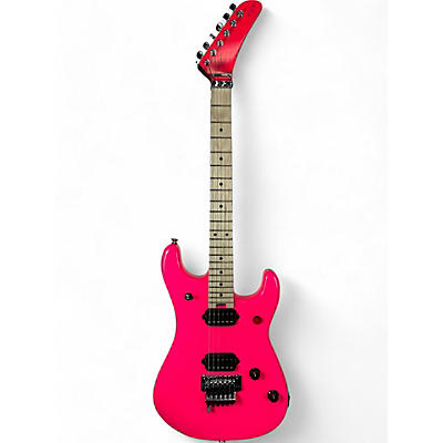 Used 2022 EVH 5150 STANDARD neon pink Solid Body Electric Guitar