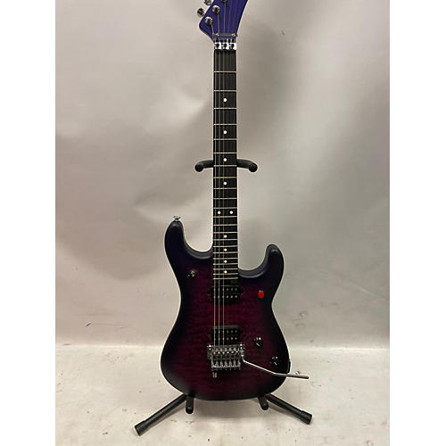 EVH Used 2022 EVH 5150 Series Deluxe Purple Daze Solid Body Electric Guitar Purple daze