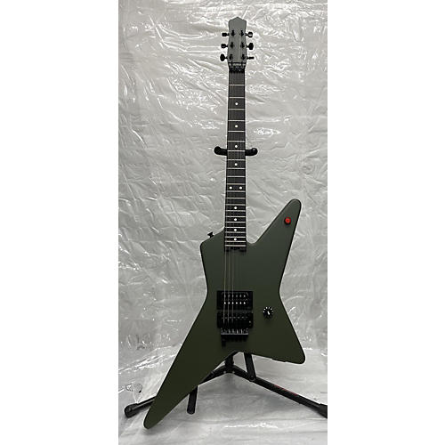 EVH Used 2022 EVH Star Limited Matte Army Drab Solid Body Electric Guitar Matte Army Drab