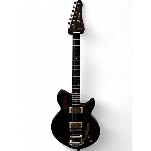 Eastman Used 2022 Eastman Juliet/V-B-BK Satin Black Solid Body Electric Guitar Satin Black