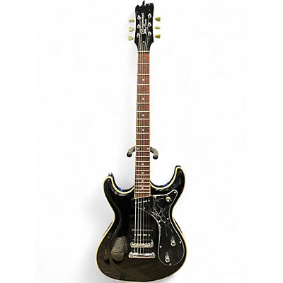 Used 2022 Eastwood Sidejack 20th LTD Black on Black Baritone Guitars