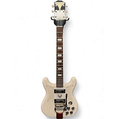 Used 2022 Epiphone 50th Anniversary 1962 Reissue Crestwood Custom White Solid Body Electric Guitar