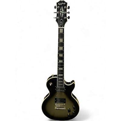 Used 2022 Epiphone Adam Jones Les Paul Custom Silver Burst Solid Body Electric Guitar