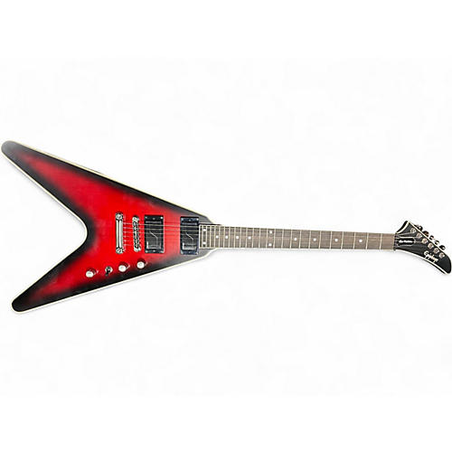 Used 2022 Epiphone Dave Mustaine Aged Dark Red Solid Body Electric Guitar Aged Dark Red