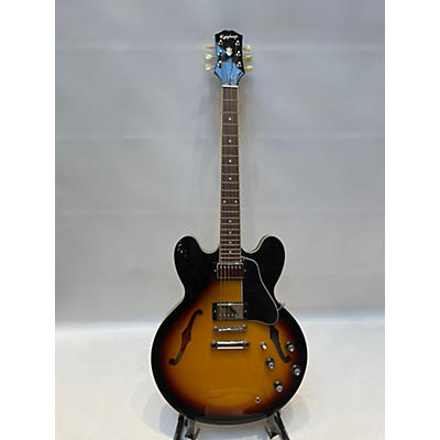 Epiphone Used 2022 Epiphone ES335 Sunburst Hollow Body Electric Guitar