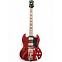Used 2022 Epiphone INSPIRED BY 1964 SG STANDARD W/ MAESTRO VIBROLA Cherry Solid Body Electric Guitar Cherry