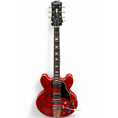 Epiphone Used 2022 Epiphone JOE BONOMASSA ES355 Dakota Red Hollow Body Electric Guitar Dakota Red