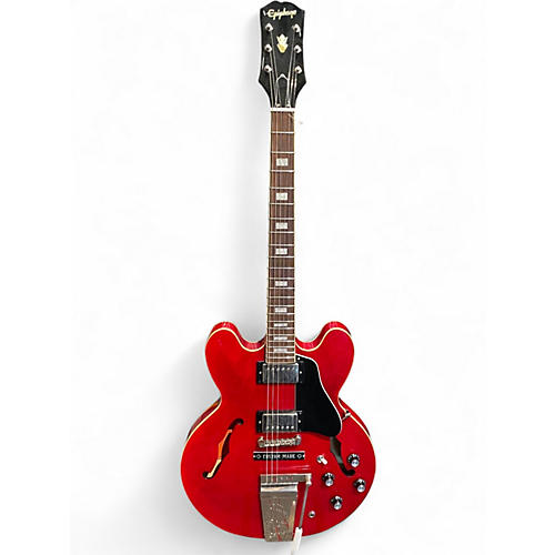 Used 2022 Epiphone Joe Bonamassa 1962 ES335 Cherry Hollow Body Electric Guitar Cherry