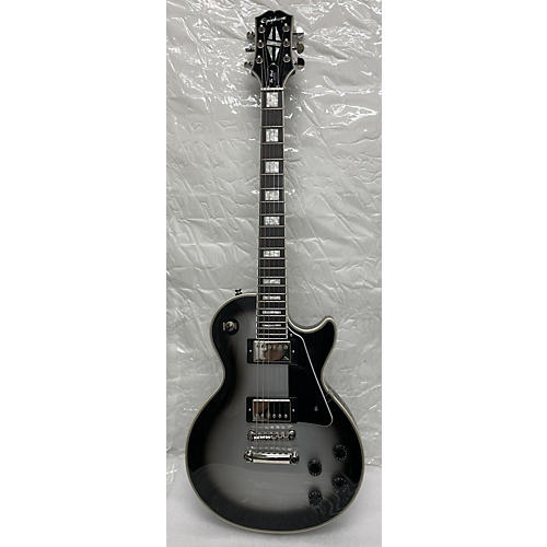 Epiphone Used 2022 Epiphone Les Paul Custom Silverburst Solid Body Electric Guitar Silverburst