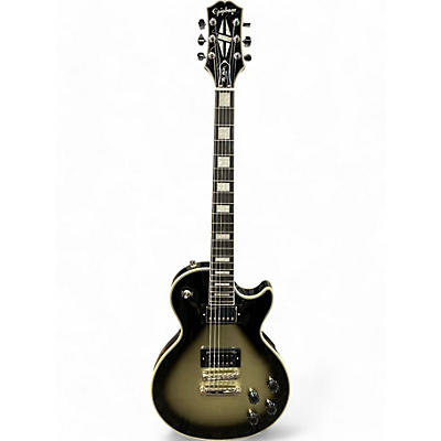 Epiphone Used 2022 Epiphone Les Paul Custom Veil of Bees Antique Silver Burst Solid Body Electric Guitar