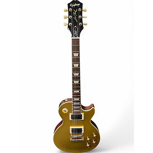 Used 2022 Epiphone Les Paul Slash Victoria Gold Top Solid Body Electric Guitar Gold Top