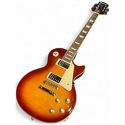 Used 2022 Epiphone Les Paul Standard 2 Tone Sunburst Solid Body Electric Guitar